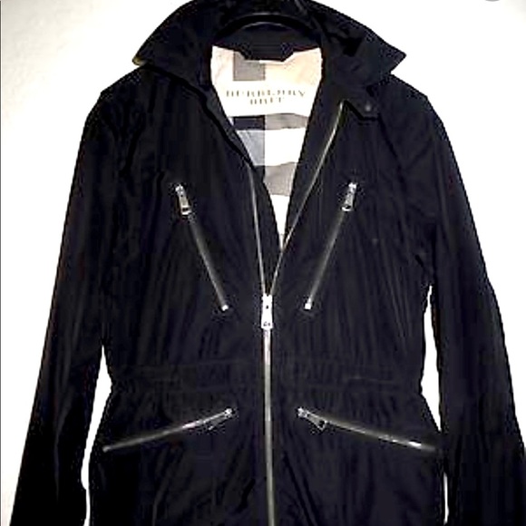 BURBERRY Brit Men’s Rain Jacket Black S Small - Picture 2 of 12